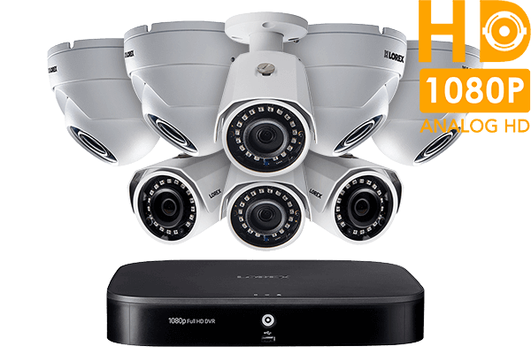 1080p HD 8-Channel Security System